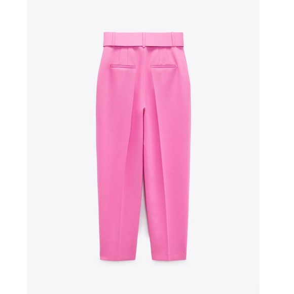 High waisted belted pants - Picture 15 of 17